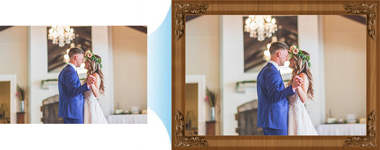 Add frames to your beloved photos